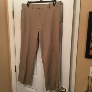 Perry Ellis Mens Size 38x30 Khaki Dress Pants GUC